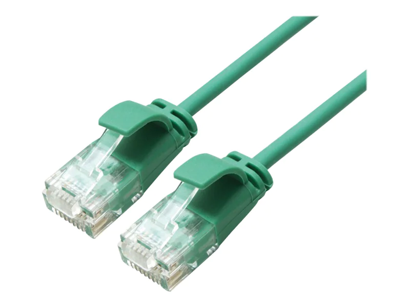 Roline - Patch-Kabel - RJ-45 (M) zu RJ-45 (M) - 1.5 m - UTP - CAT 6a - halogenfrei, geformt - grün