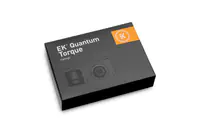 EK Water Blocks EK-Quantum Torque - Schwarz - Anpassungssatz - Flüssigkeit - Männlich - 1/4 Zoll - Compatible soft tubing: PVC - EPDM - Norprene - silicone 10/13mm (ID/OD)
