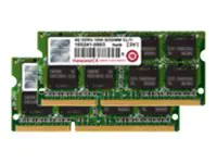 Transcend JetMemory - DDR3 - Kit - 16 GB: 2 x 8 GB - SO DIMM 204-PIN - 1600 MHz / PC3-12800 - 1.5 V - ungepuffert - non-ECC