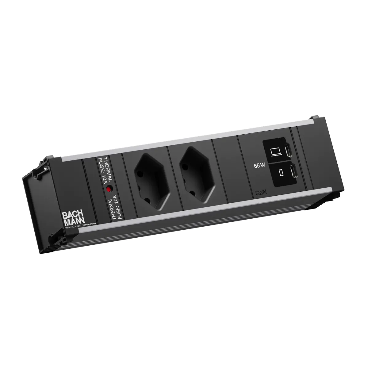 Bachmann CONI S 2xCH 0° 1xUSB C/C 65W - Zubehör Stromversorgung