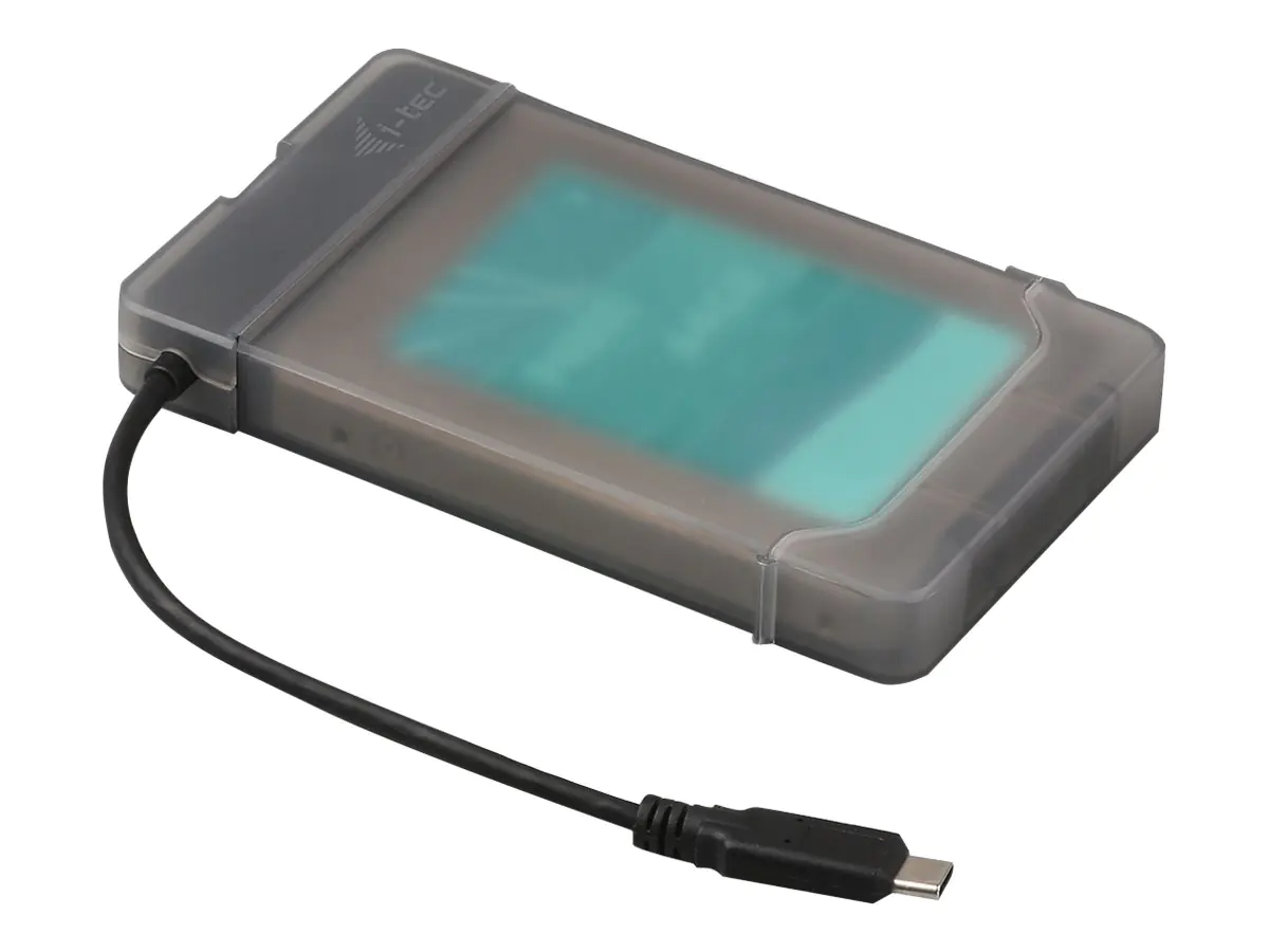 i-Tec MySafe - Speichergehäuse - 2.5" (6.4 cm) - SATA 6Gb/s - 600 MBps - USB 3.1 (Gen 2), Thunderbolt 3