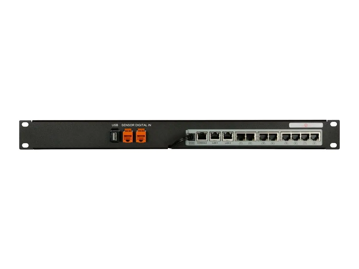 Rackmount.IT RM-VT-T1 - Montagesatz für Netzwerkgeräte - Rack montierbar - Jet Black, RAL 9005 - 1U - 48.3 cm (19")