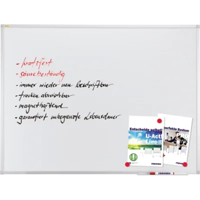 Franken Whiteboard X-tra Line SC3202 90x60cm emailliert weiß