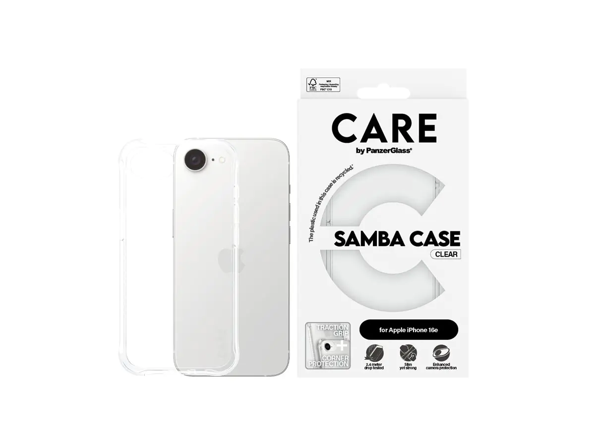PanzerGlass CARE by PanzerGlass Samba - Hintere Abdeckung für Mobiltelefon - Thermoplastisches Pol