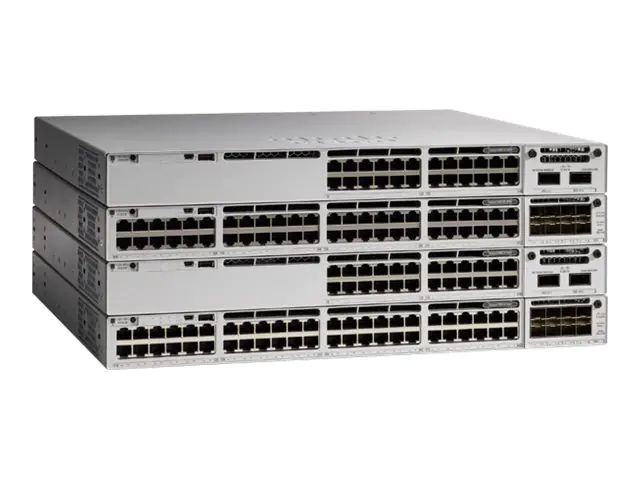 Cisco Catalyst 9300L - Network Advantage - Switch - L3 - managed - 24 x 10/100/1000 (PoE+) + 4 x Gigabit SFP (Uplink) - an Rack montierbar - PoE+ (505 W)