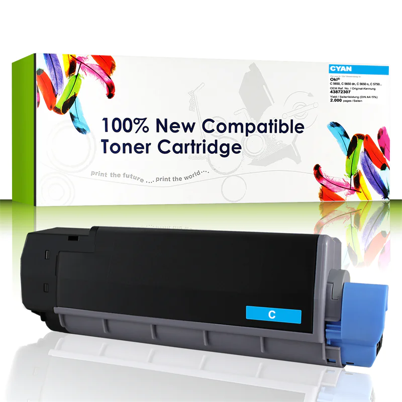 CartridgeWeb Toner kompatibel zu Oki 43872307 cyan 2.000 Seiten