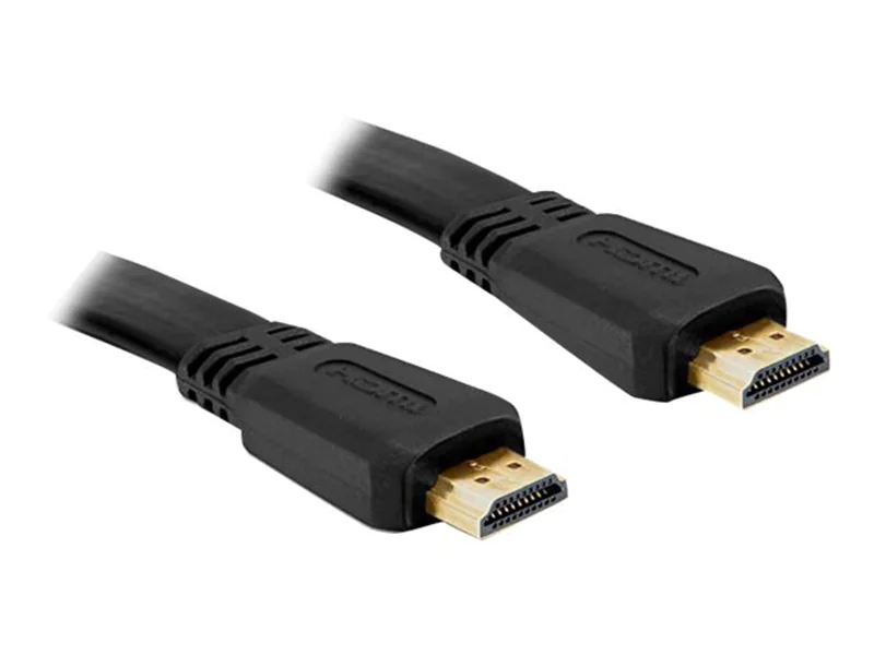 Delock High Speed HDMI with Ethernet - HDMI-Kabel mit Ethernet - HDMI männlich zu HDMI männlich - 2 m