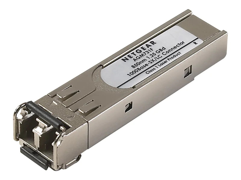 NETGEAR ProSafe AGM731F - SFP (Mini-GBIC)-Transceiver-Modul - 1GbE - 1000Base-SX - LC Multi-Mode - für NETGEAR M4300-28G-PoE+