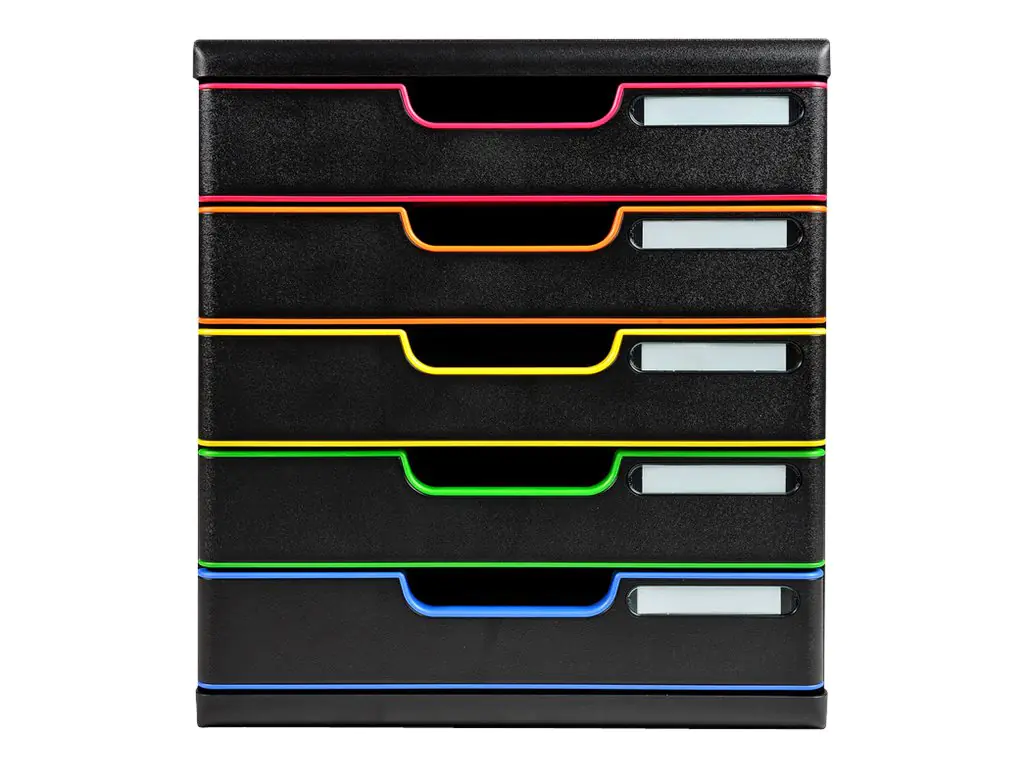Exacompta Ecoblack MODULO A4+ - Schubladenschrank 301914D