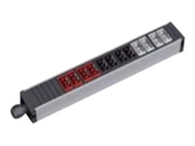 Bachmann Consolidation point - Steckdosenleiste - Eingabe, Eingang Klemmleiste - Ausgangsanschlüsse: 12 (GST18i3) - Grau, Schwarz, Rot