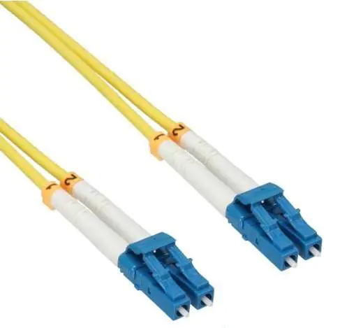 InLine - Patch-Kabel - LC (M) zu LC (M) - 15 m - Glasfaser - Duplex - 9/125 Mikrometer - OS2 - halogenfrei