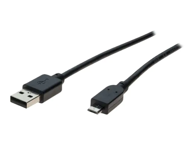 exertis Connect - USB-Kabel - USB (M) zu Micro-USB Typ B (M) - USB 2.0 - 1 m - Schwarz