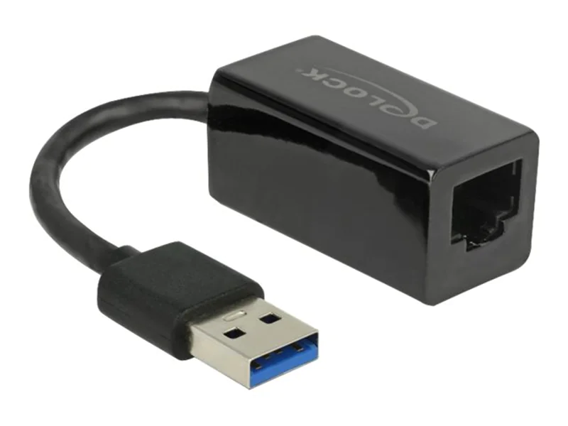 DeLock - Netzwerkadapter - USB 3.1 Gen 1 - Gigabit Ethernet x 1 - Schwarz