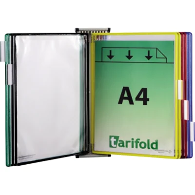 Tarifold Sichttafelwandhalter 414609 DIN A4 magnetisch grau