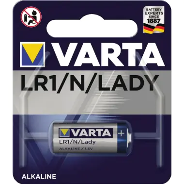Varta Batterie 04001101401 Lady LR1 1,5V 880mAh Alkali-Mangan