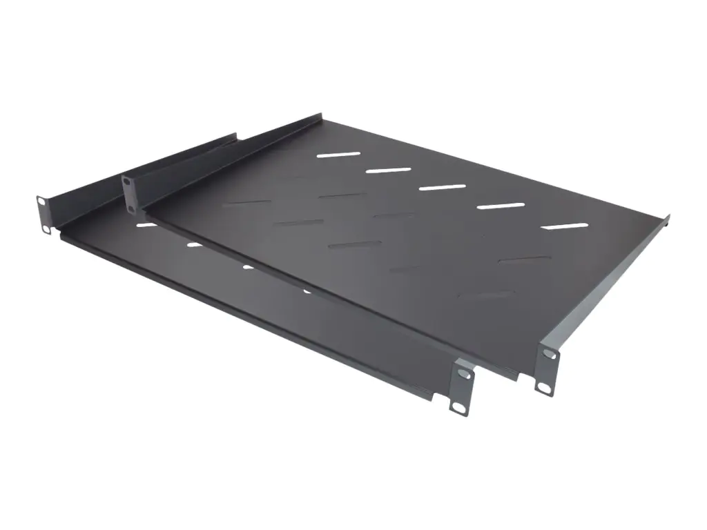 Good Connections Rack - Regal - Vorderseite - RAL 9005, Schwarz - 1U - 48.3 cm (19") GC-N0089