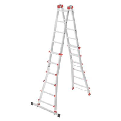 Hailo Multifunktionsleiter M80 6,75m Aluminium silber