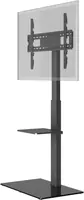 Goobay 58526 - Schwarz - Stahl - Schwarz - Stahl - 1 Regale - Schwarz