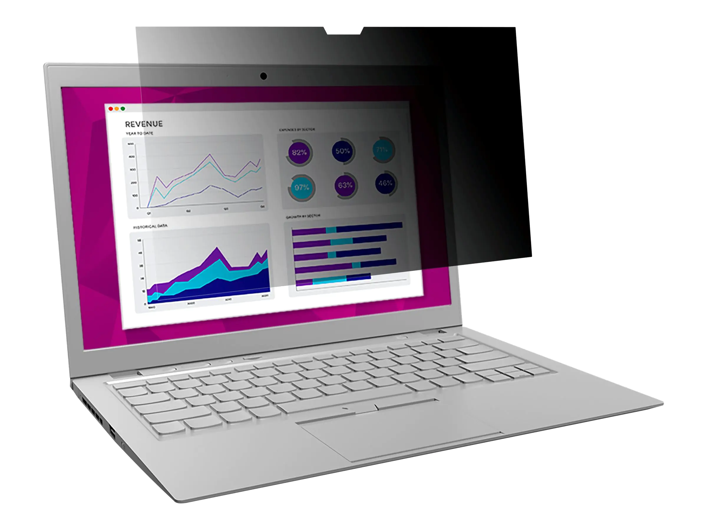 3M Blickschutzfilter - 34.3 cm (13.5") - Schwarz für Microsoft Surface Notebook - HCNMS002