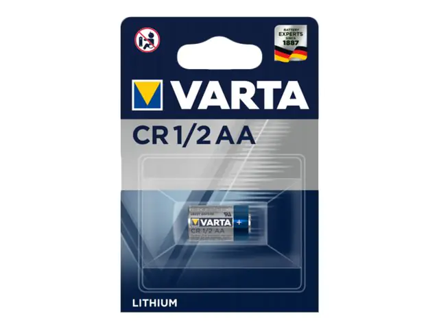 Varta CR 1/2 AA - Batterie CR1/2AA - Li - 700 mAh 06127101401