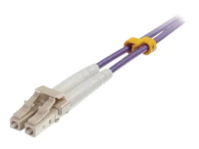 C2G 1m LC/LC OM4 LSZH Fibre Patch - Purple - Patch-Kabel - LC Multi-Mode (M) zu LC Multi-Mode (M) - 1 m - Glasfaser - Duplex - 50/125 Mikrometer - OM4 - lila