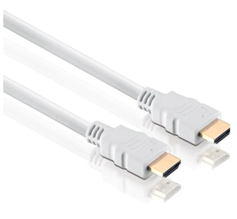 Tecline 2m HDMI m/m, 2 m, HDMI Typ A (Standard), HDMI Typ A (Standard), 4096 x 2160 Pixel, 3D, Weiß 39903702W