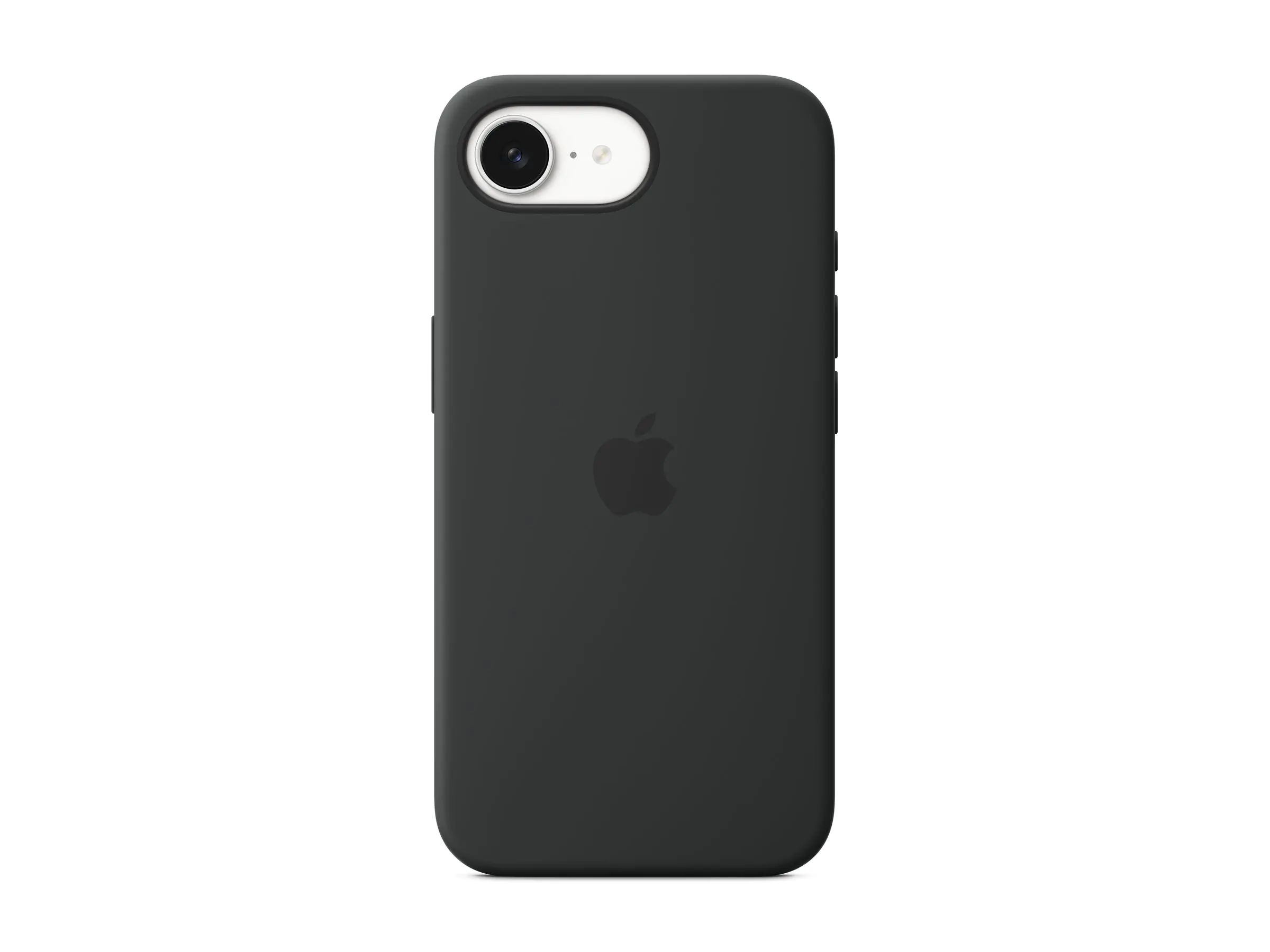Apple - Hintere Abdeckung für Mobiltelefon - Silikon - Schwarz - für iPhone 16e