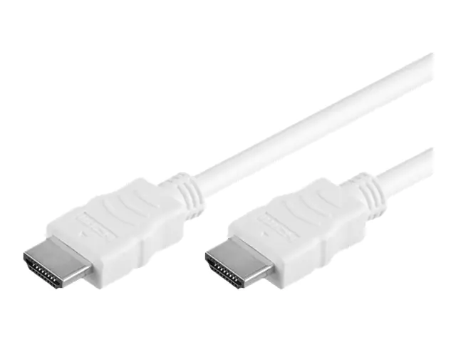VALUE High Speed - HDMI-Kabel mit Ethernet - HDMI männlich zu HDMI männlich - 15 m - abgeschirmt - weiß