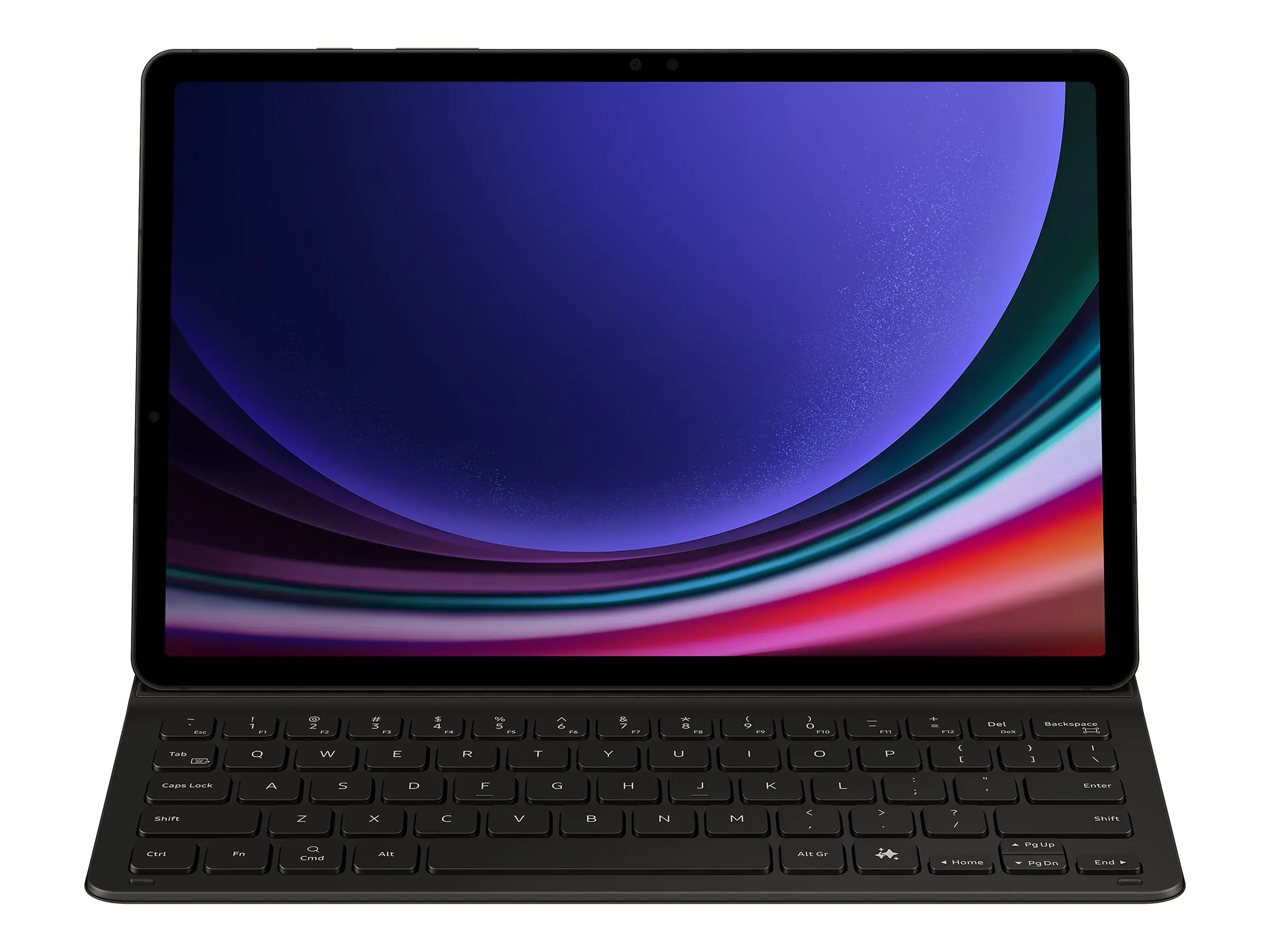 Samsung EF-DX720 - Tastatur und Foliohülle (Buch-Cover) EF-DX720BBGGDE