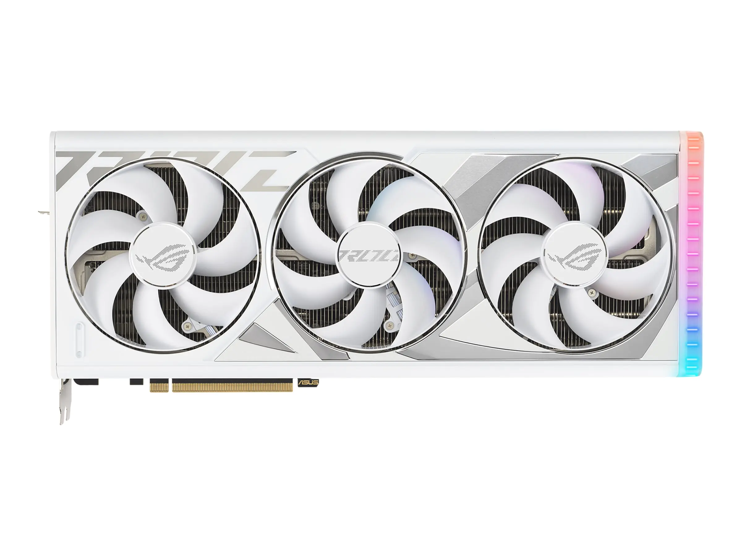 ASUS ROG Strix GeForce RTX 4080 SUPER 16GB - White Edition - Grafikkarten - NVIDIA GeForce RTX 4080 SUPER - 16 GB GDDR6X - PCIe 4.0 - 3 x DisplayPort, 2 x HDMI - weiß - Box