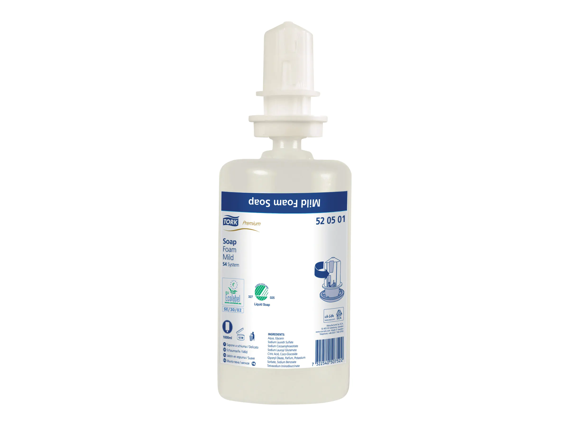 TORK Premium Mild S4 - Seife - Schaum - Patrone 520501