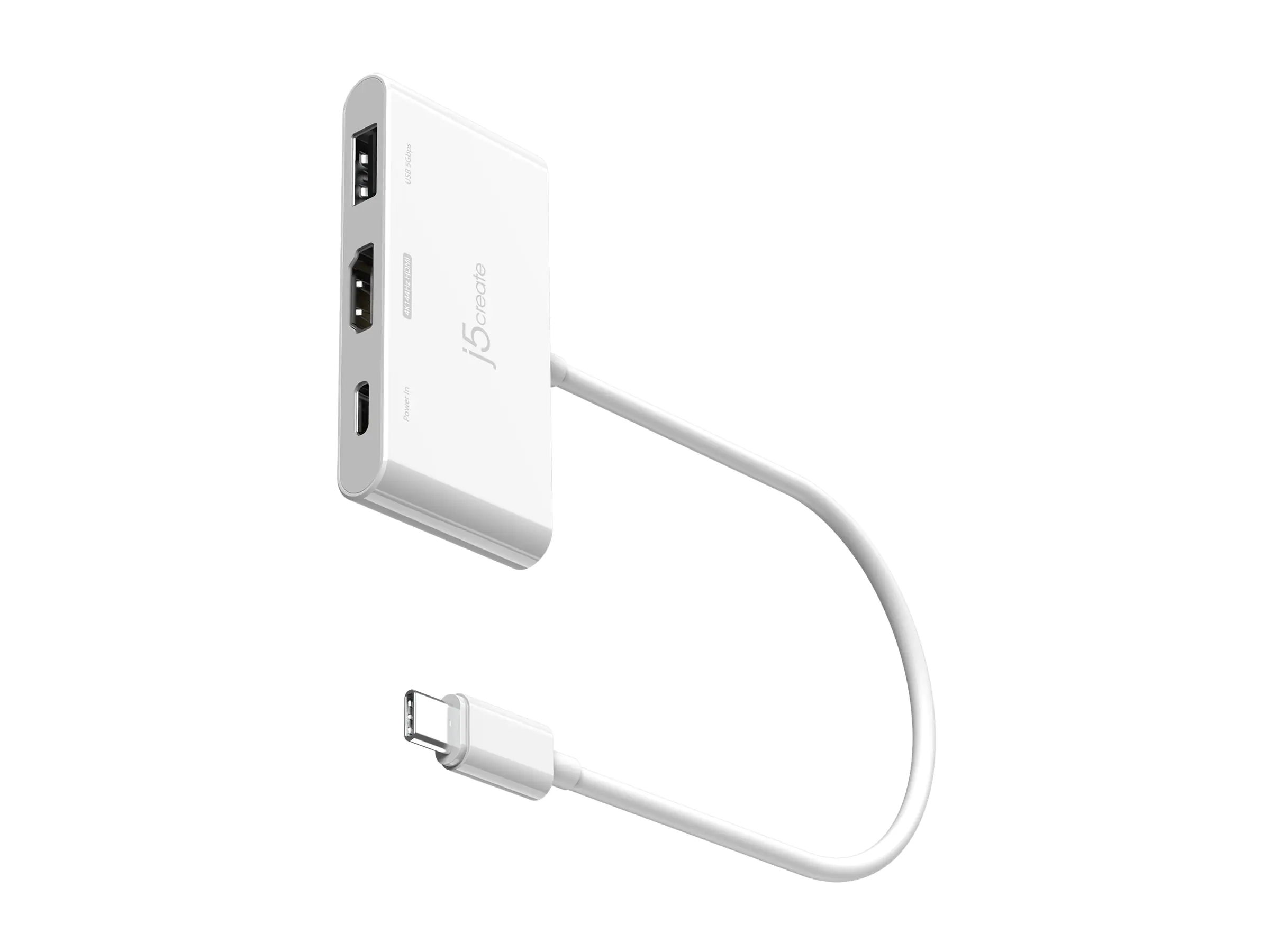 j5create JCA399 - Videoadapter - 24 pin USB-C männlich zu HDMI, USB-C (PD)