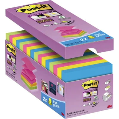 Post-it Haftnotiz R330S16 76x76mm 14+2St.