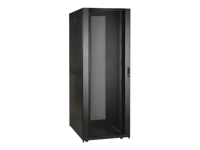 Tripp Eaton Tripp Lite Series 48U Rack Enclosure Server Cabinet 30" Wide w/ Doors & Sides - Schrank Netzwerkschrank - Schwarz - 48U - 48.3 cm (19") SR48UBWD