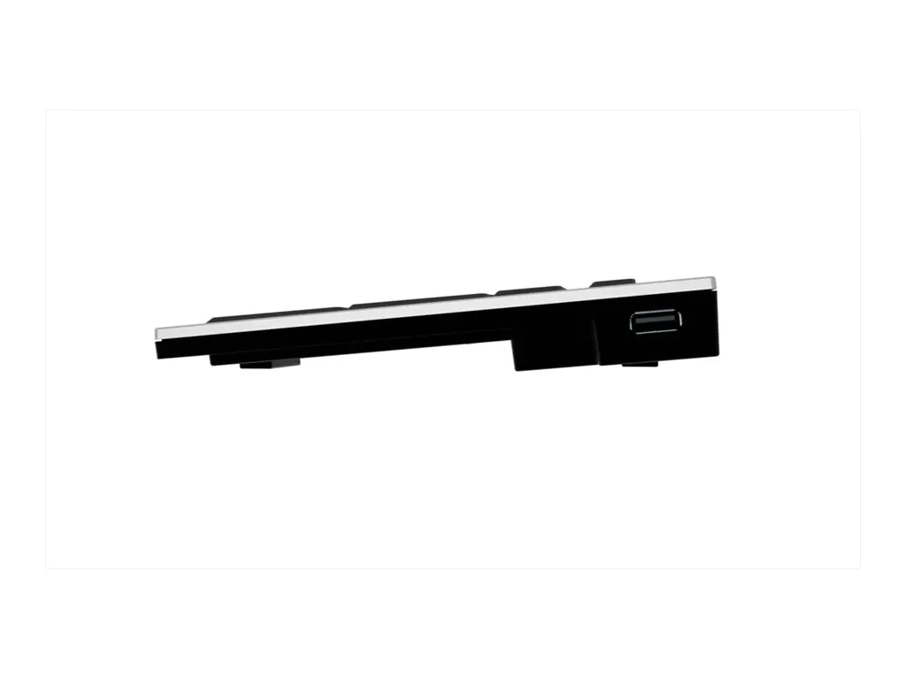 Logickeyboard XLPrint - Full-size (100%) - Verkabelt - USB - QWERTZ - Aluminium - Schwarz
