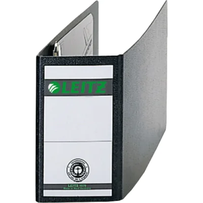Leitz Ordner 10780000 DIN A6 quer 77mm Pappe schwarz