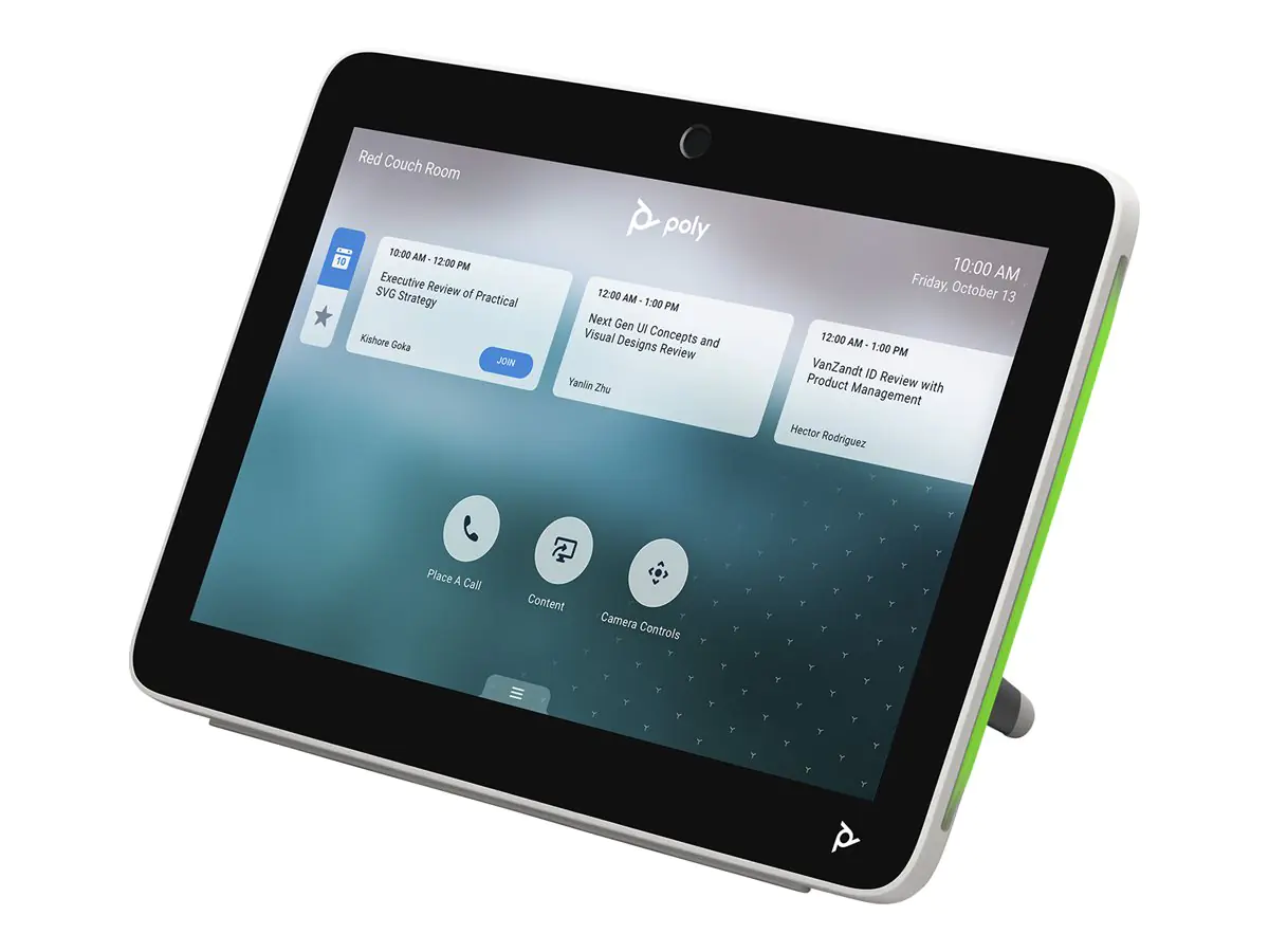 Poly TC10 - Ohne Netzkabel - Touch Controller - Certified for Zoom Rooms - weiß