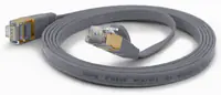 WANTEC Flaches CAT6A FTP Patchkabel - 0,5 m - Cat6a - F/UTP (FTP) - RJ-45 - RJ-45