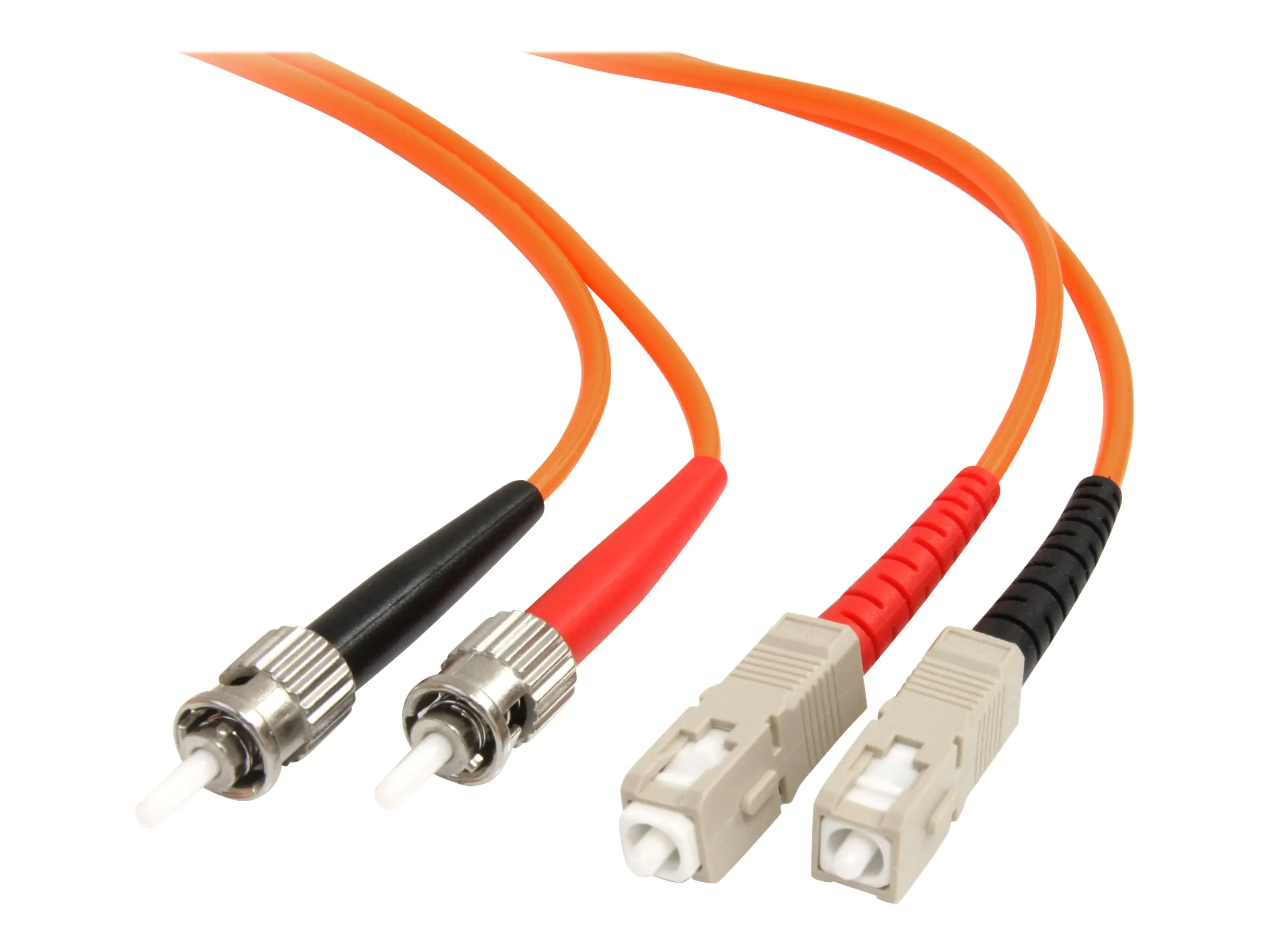 StarTech 3m Fiber Optic Cable - Multimode Duplex 62.5/125 - LSZH - ST/SC - OM1 - ST to SC Fiber Patch Cable (FIBSTSC3) - Netzwerkkabel - SC multi-mode (M) zu ST multi-mode (M) - 3 m - Glasfaser - Duplex - 62,5/125 Mikrometer - für P/N: US100A20FXSC, US100