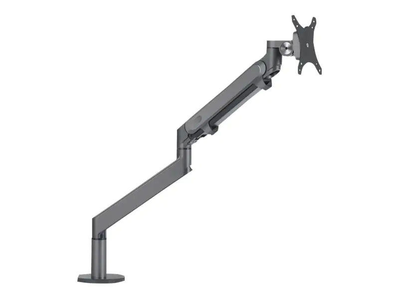 HAGOR HA - Befestigungskit (ein Arm mit Gasdruckfeder) - für LCD-Display - medium - Aluminium - Dunkelgrau - Bildschirmgröße: 38-81 cm (15"-32") - Klemmmontage, Schraubhalterung, Tischmontage