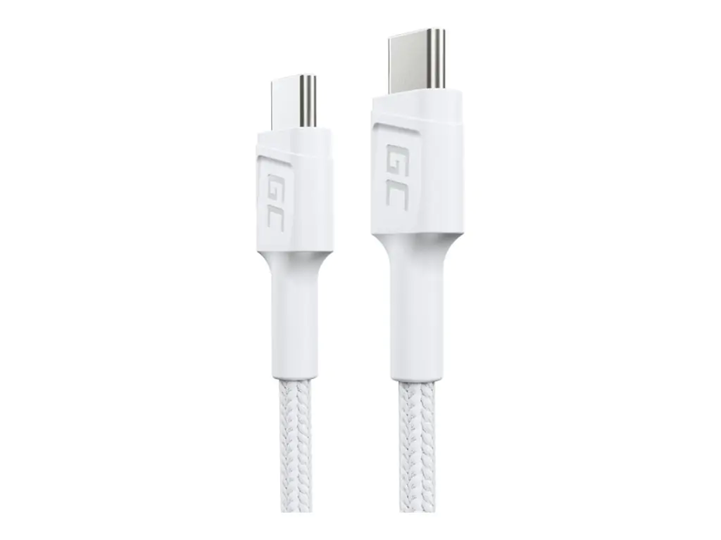 Green Cell KAB USB-C ST-ST 30cm White - Digital/Daten