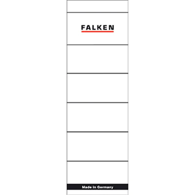 Falken Ordneretikett 80037047 breit/kurz sk weiß 10 St./Pack.