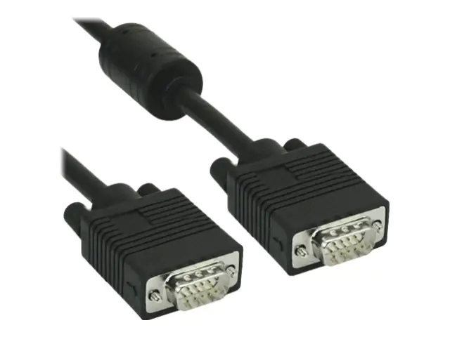 InLine - VGA-Kabel - HD-15 ohne Pol 9 (M) zu HD-15 ohne Pol 9 (M) - 1 m - geformt - Schwarz