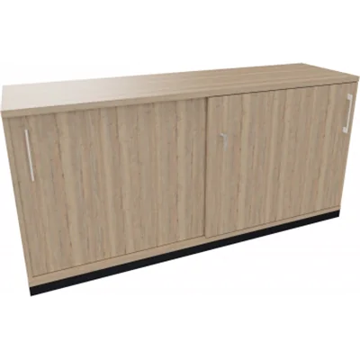 Schiebetürenschrank 2OH B1600xT442xH781mm an/Eiche Nat