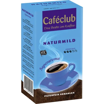 Kaffee Cafeclub Naturmild 799 gemahlen 500g