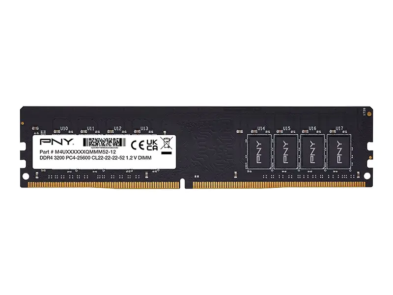 PNY DDR4 - Modul - 16 GB - DIMM 288-PIN - 3200 MD16GSD43200-TB