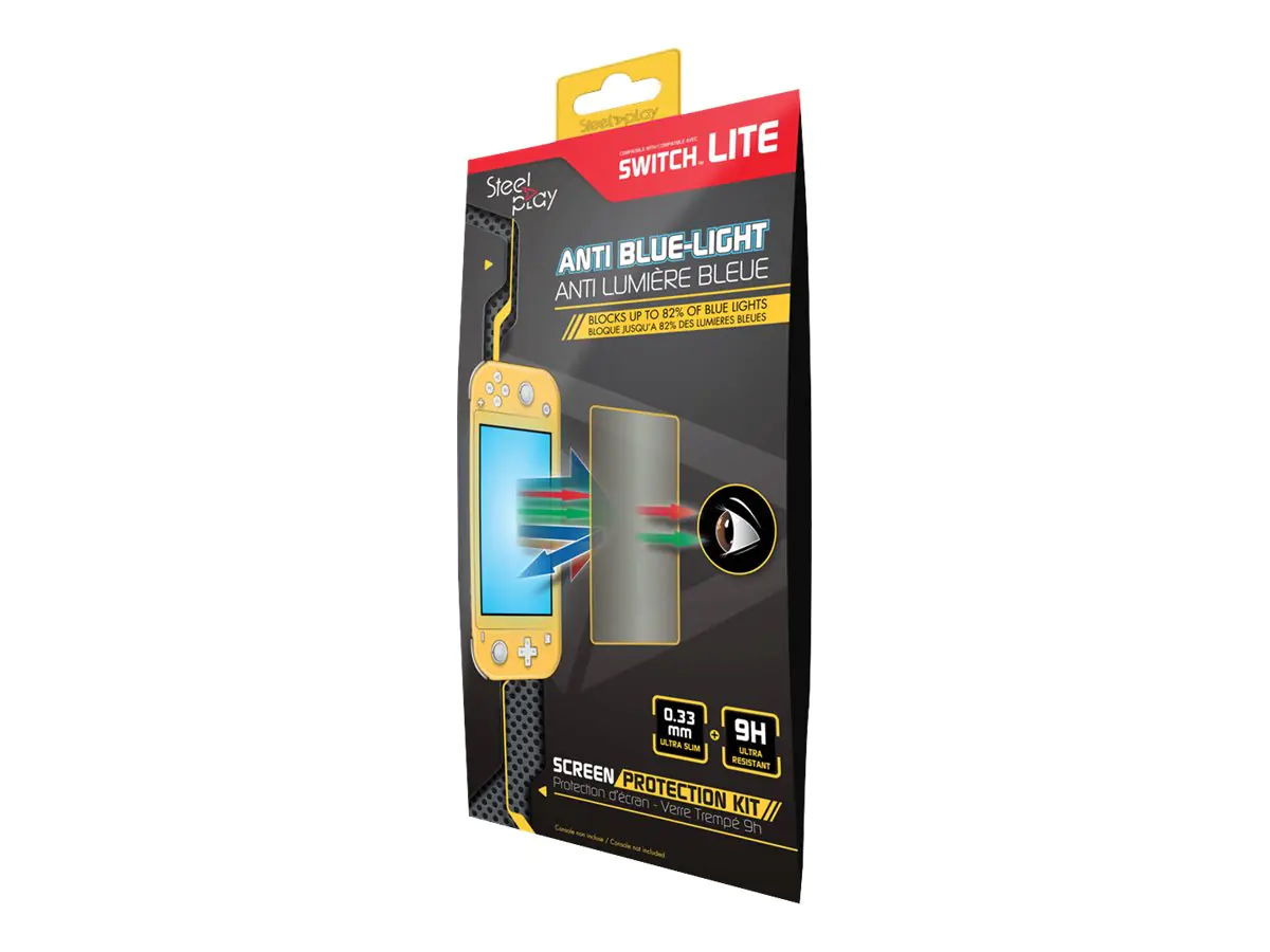 Steelplay Anti Blue-Light - Bildschirmschutz für Spielekonsole - Glas - durchsichtig - für Nintendo Switch Lite