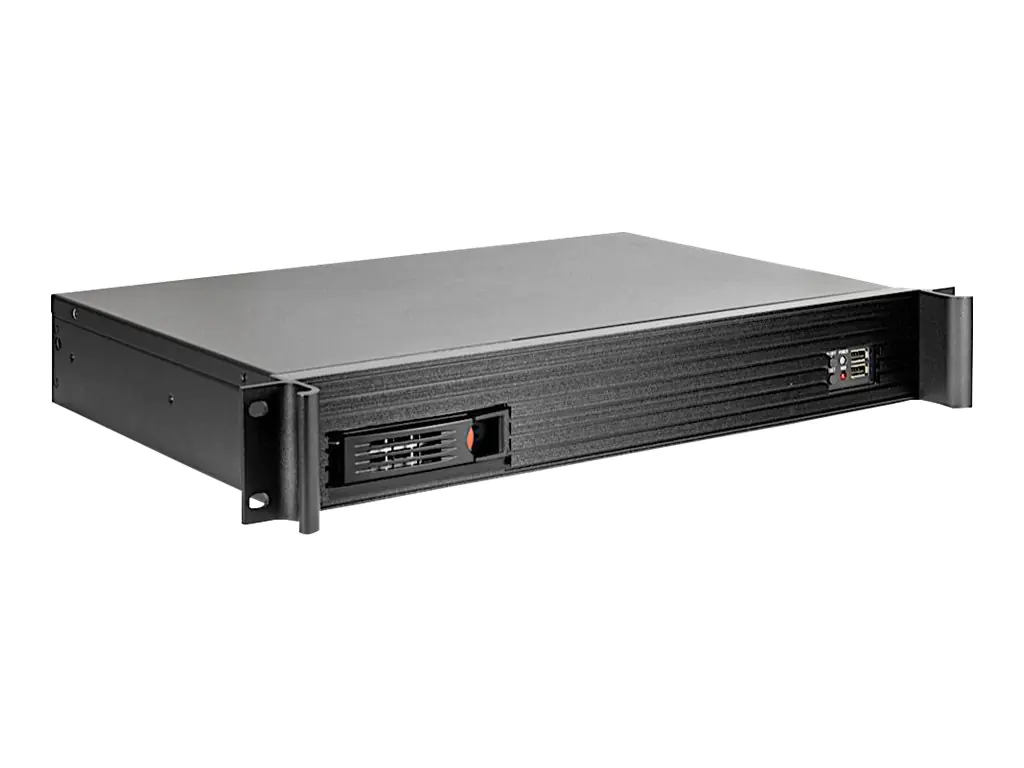 Inter-Tech 1.5U-1528-1 - Rack-Montage - 1U - ATX - keine Spannungsversorgung (FlexATX) - USB