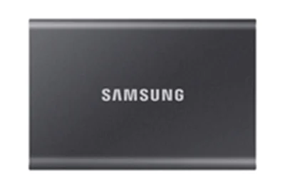 Samsung T7 MU-PC4T0T - SSD - verschlüsselt - 4 TB - extern (tragbar) - USB 3.2 Gen 2 (USB-C Steckverbinder) - 256-Bit-AES - Grau
