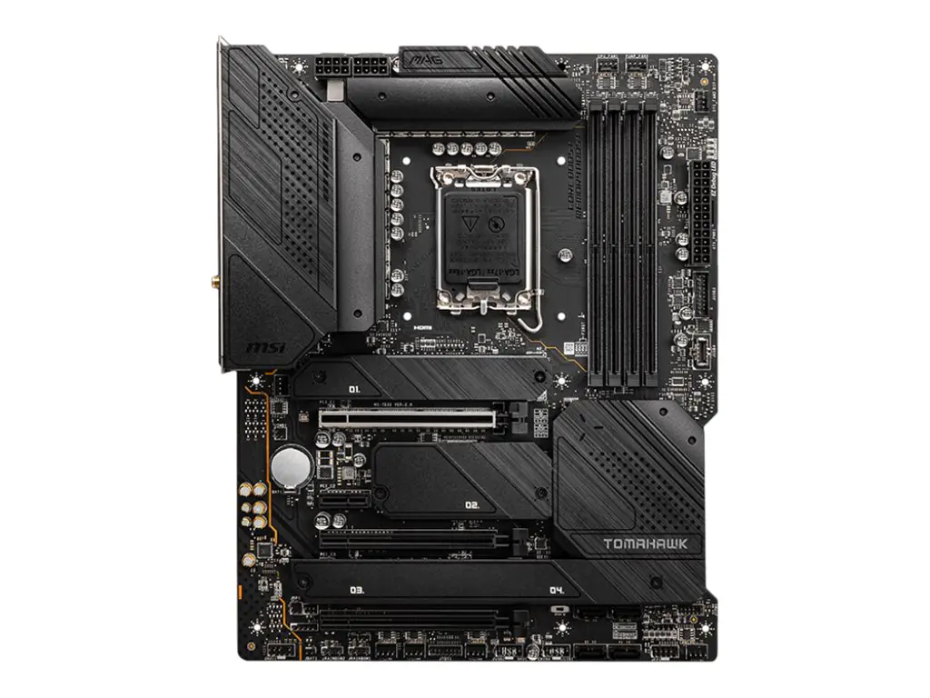MSI MAG Z690 TOMAHAWK WIFI - Motherboard - ATX - LGA1700-Sockel - Z690 Chipsatz - USB-C Gen2, USB 3.2 Gen 1, USB 3.2 Gen 2, USB-C Gen 2x2 - 2.5 Gigabit LAN, Wi-Fi 6, Bluetooth - Onboard-Grafik (CPU erforderlich) - HD Audio (8-Kanal)